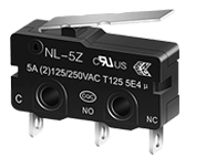 Hochempfindlicher Mikroschalter mit Spannungsfederscharnier