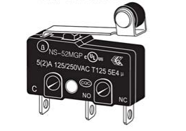 Dreifeder-Mikroschalter mit 2 mm Abstand