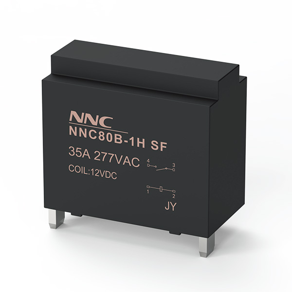 Kontaktbelastbarkeit bei 35 A Kontaktabstand von mehr als 1,8 mm Holen Sie sich den Standard mit RoHS NNC80B