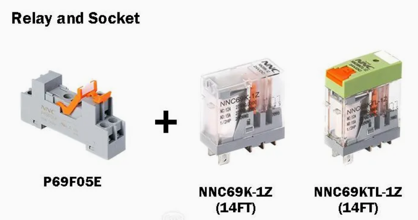 Hochlastkompakt 16A Relais Socket P69F05E