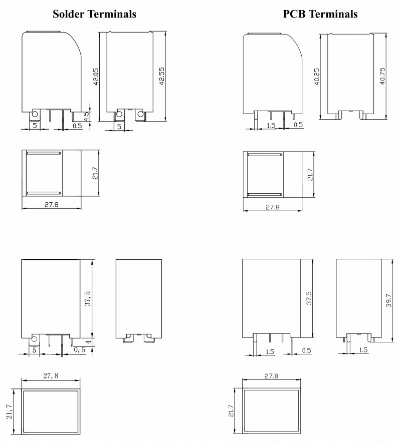 kompaktes Hochleistungsrelais