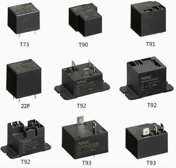 Elektromagnetische PCB -Relais mit hoher Zuverlässigkeit NNC66F (22F) mit 4 oder 5 Stiften