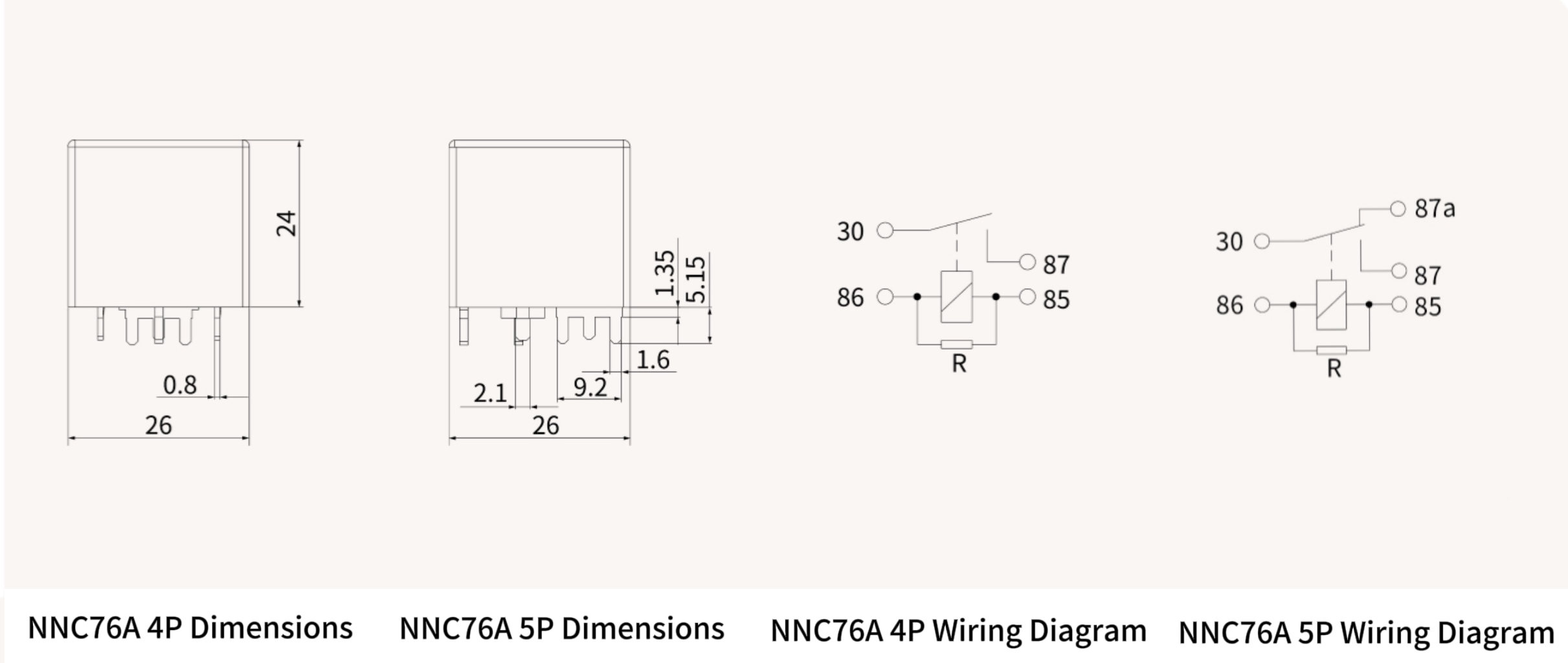 NNC76A-ABMESSUNG